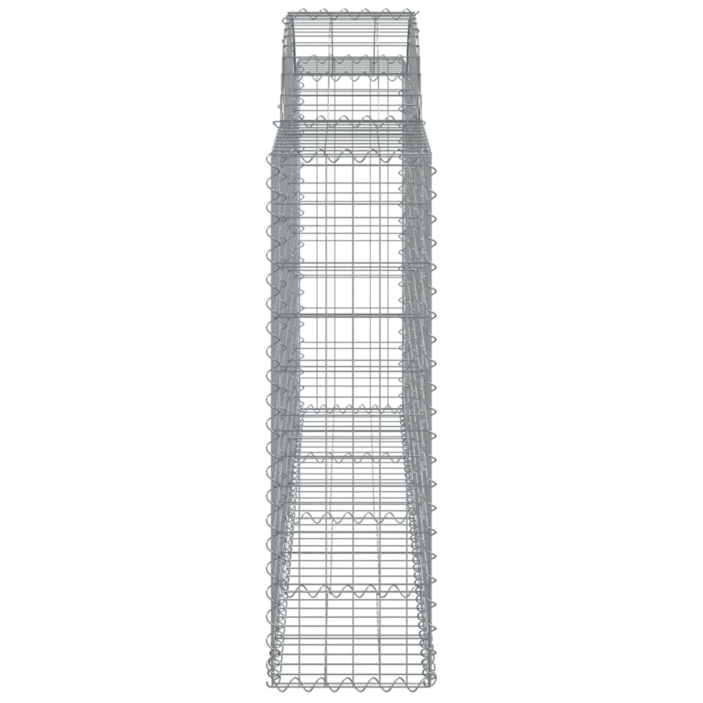 Συρματοκιβώτια Τοξωτά 50 τεμ. 200x30x100/120 εκ. Γαλβαν. Ατσάλι