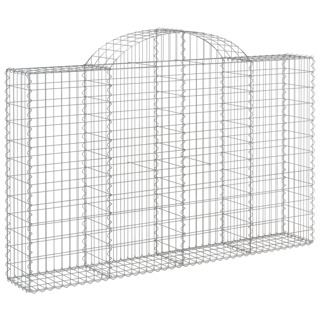 Συρματοκιβώτια Τοξωτά 13 τεμ. 200x30x120/140 εκ. Γαλβαν. Ατσάλι