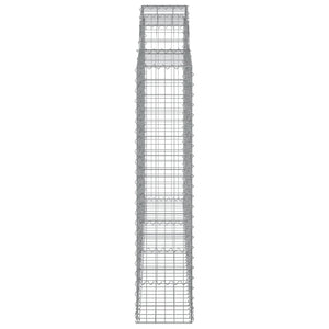 Συρματοκιβώτια Τοξωτά 10 τεμ. 200x30x140/160 εκ. Γαλβαν. Ατσάλι