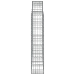 Συρματοκιβώτια Τοξωτά 20 τεμ. 200x30x140/160 εκ. Γαλβαν. Ατσάλι