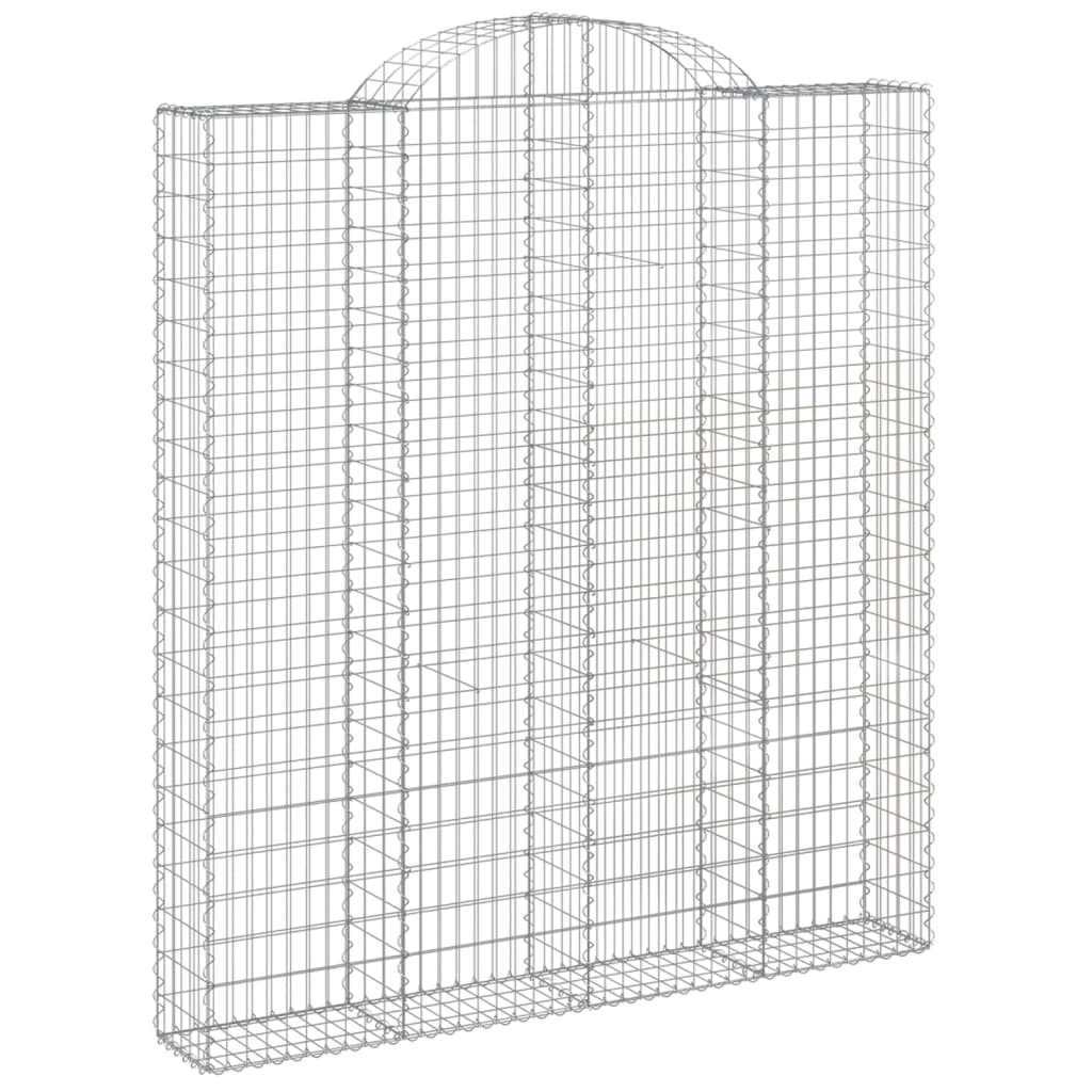 Συρματοκιβώτια Τοξωτά 50 τεμ. 200x30x220/240 εκ. Γαλβαν. Ατσάλι