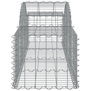 Συρματοκιβώτια Τοξωτά 5 τεμ. 200x50x40/60 εκ. Γαλβαν. Ατσάλι