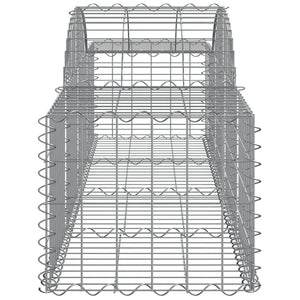 Συρματοκιβώτια Τοξωτά 9 τεμ. 200x50x40/60 εκ. Γαλβαν. Ατσάλι