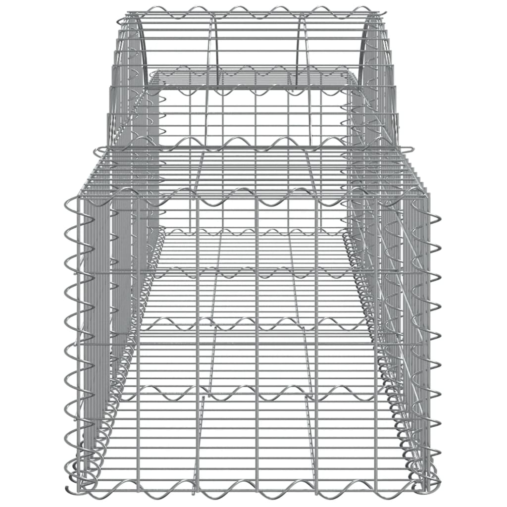 Συρματοκιβώτια Τοξωτά 12 τεμ. 200x50x40/60 εκ. Γαλβαν. Ατσάλι