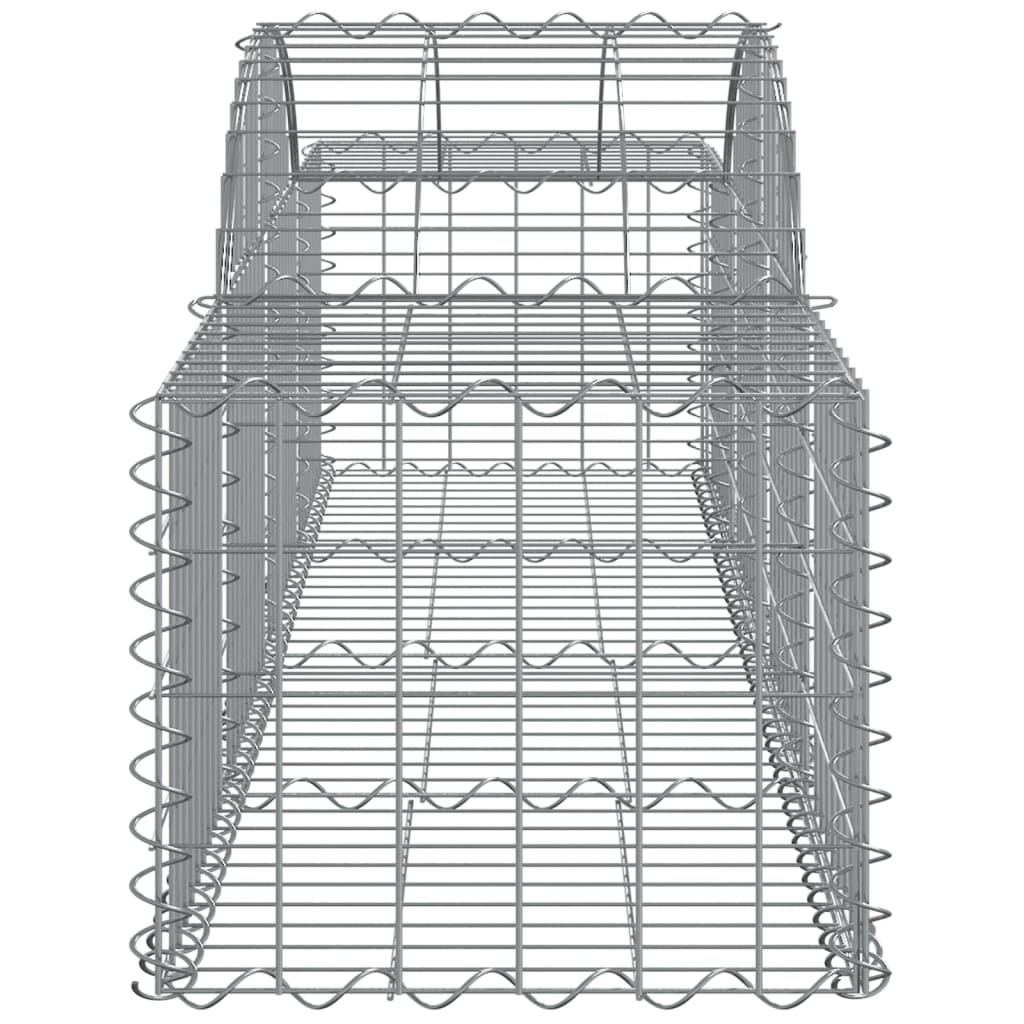 Συρματοκιβώτια Τοξωτά 15 τεμ. 200x50x40/60 εκ. Γαλβαν. Ατσάλι