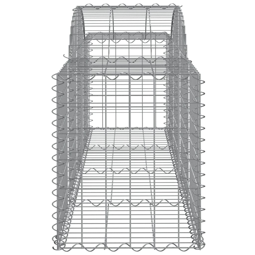 Συρματοκιβώτια Τοξωτά 11 τεμ. 200x50x60/80 εκ. Γαλβαν. Ατσάλι