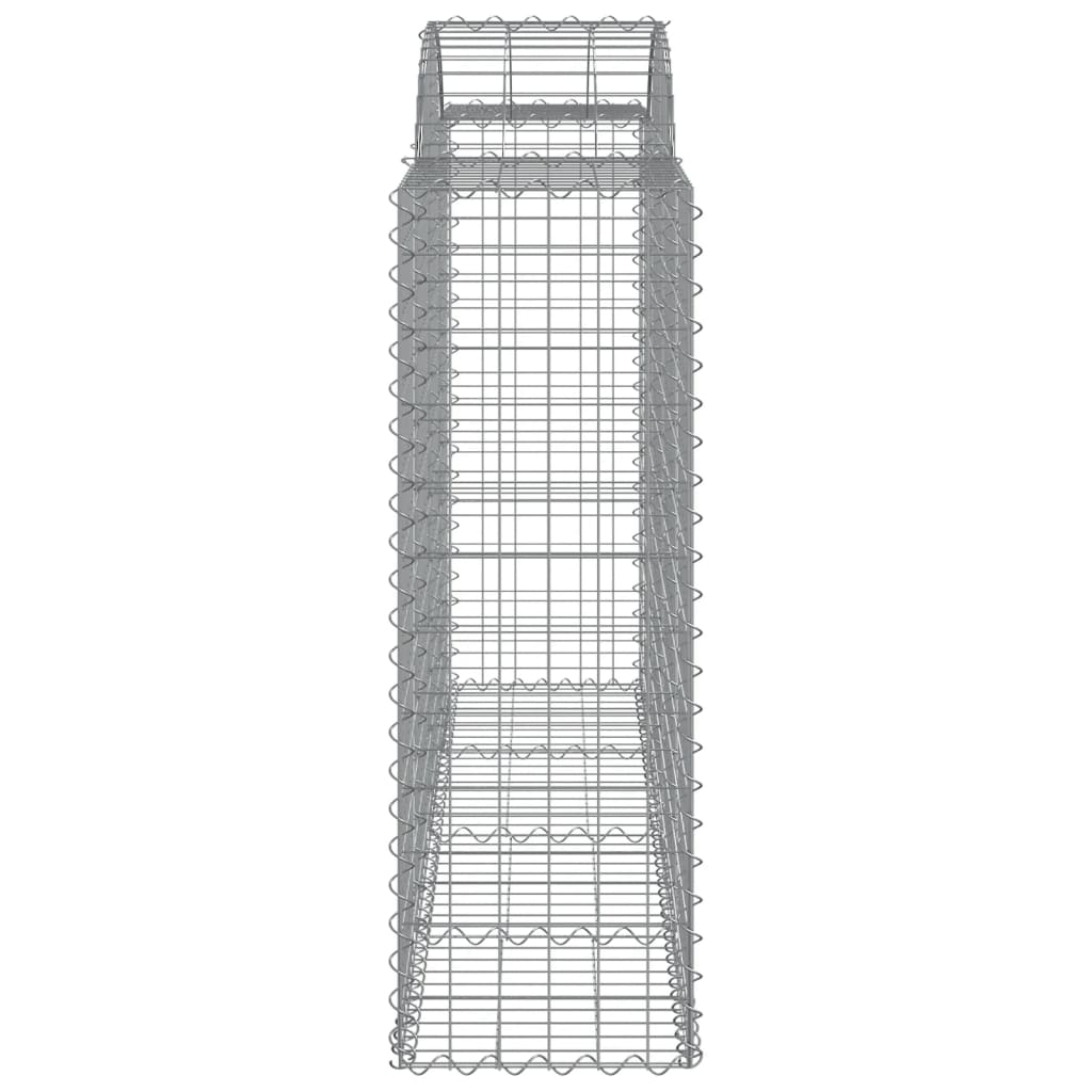 Συρματοκιβώτια Τοξωτά 40 τεμ. 200x50x120/140 εκ. Γαλβαν. Ατσάλι