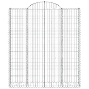 Συρματοκιβώτια Τοξωτά 13 τεμ. 200x50x220/240 εκ. Γαλβαν. Ατσάλι