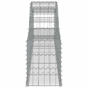 Συρματοκιβώτια Τοξωτά 2 τεμ. 300x30x40/60 εκ. Γαλβαν. Ατσάλι