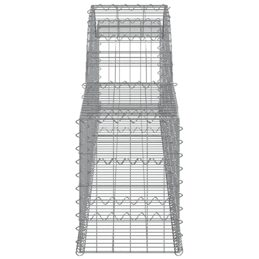 Συρματοκιβώτια Τοξωτά 13 τεμ. 300x30x40/60 εκ. Γαλβαν. Ατσάλι