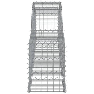 Συρματοκιβώτια Τοξωτά 15 τεμ. 300x30x40/60 εκ. Γαλβαν. Ατσάλι