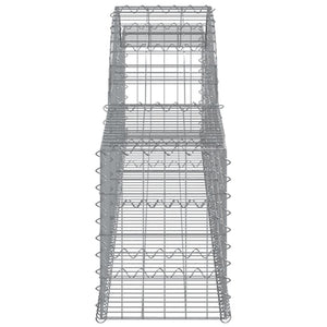 Συρματοκιβώτια Τοξωτά 25 τεμ. 300x30x40/60 εκ. Γαλβαν. Ατσάλι