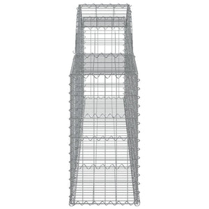 Συρματοκιβώτια Τοξωτά 17 τεμ. 300x30x60/80 εκ. Γαλβαν. Ατσάλι
