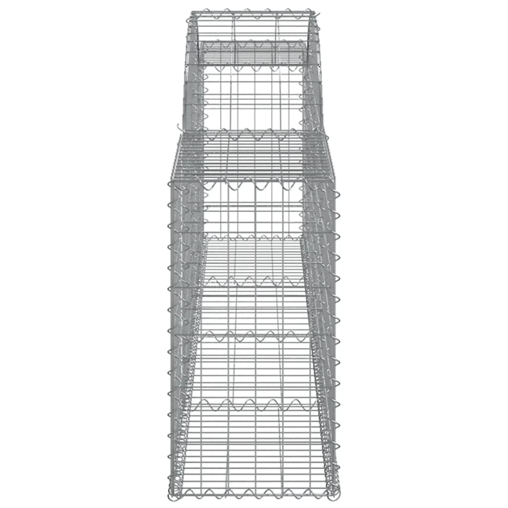Συρματοκιβώτια Τοξωτά 20 τεμ. 300x30x60/80 εκ. Γαλβαν. Ατσάλι