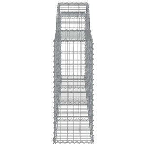 Συρματοκιβώτια Τοξωτά 12 τεμ. 300x30x80/100 εκ. Γαλβαν. Ατσάλι