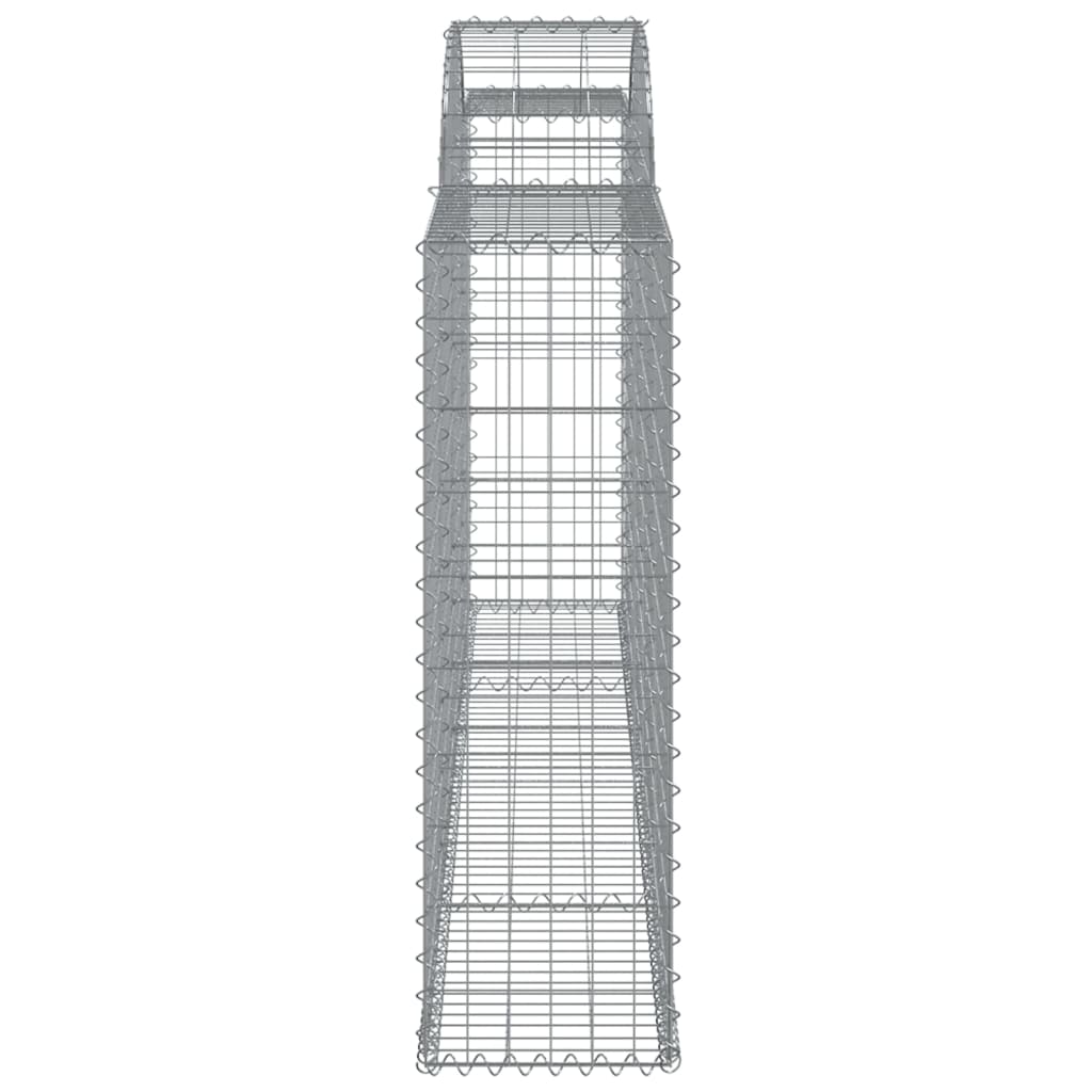 Συρματοκιβώτια Τοξωτά 3 τεμ. 300x30x100/120 εκ. Γαλβαν. Ατσάλι