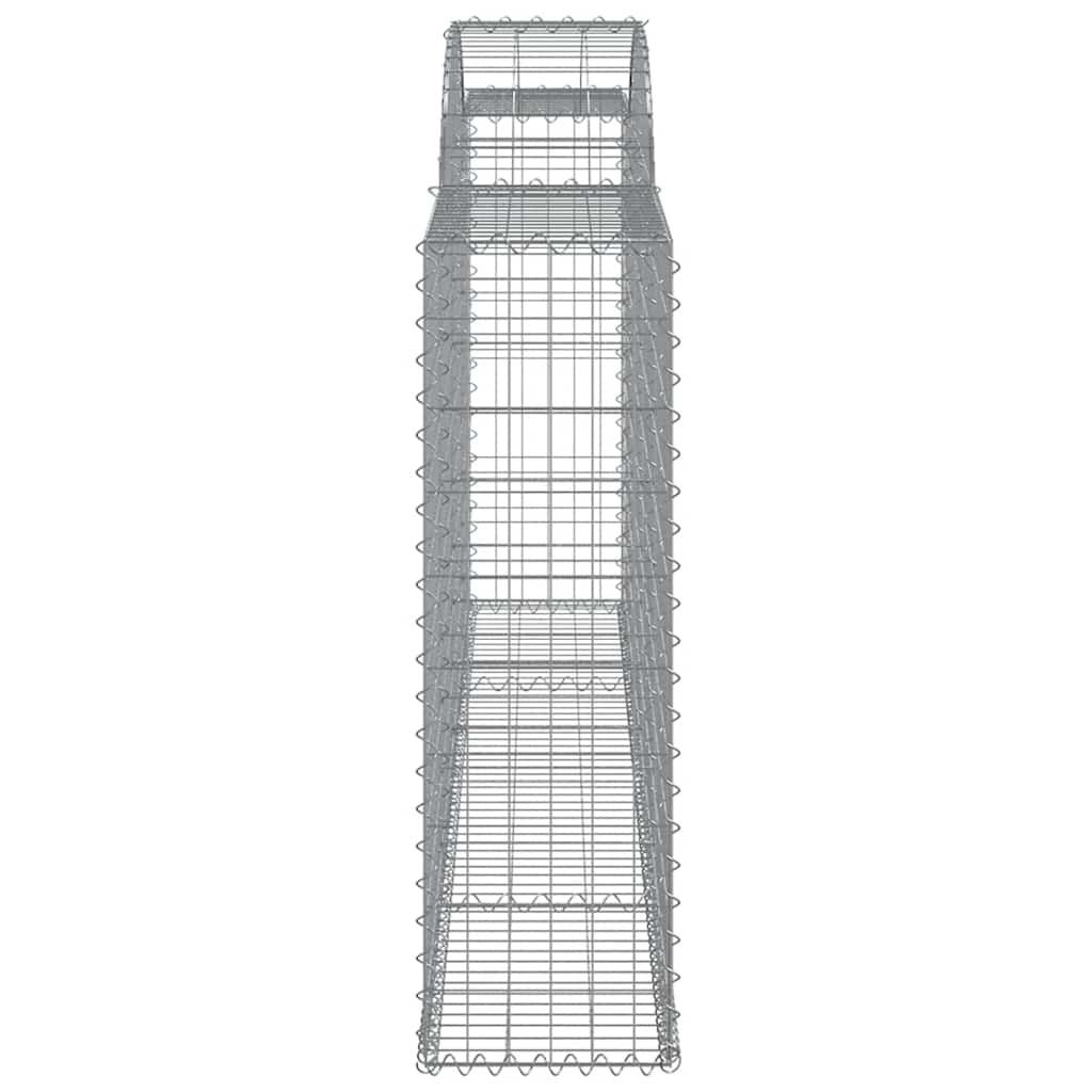 Συρματοκιβώτια Τοξωτά 5 τεμ. 300x30x100/120 εκ. Γαλβαν. Ατσάλι