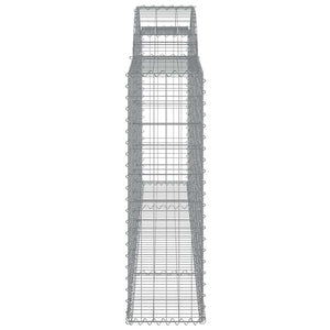 Συρματοκιβώτια Τοξωτά 5 τεμ. 300x30x100/120 εκ. Γαλβαν. Ατσάλι