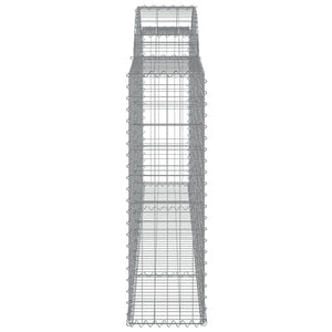 Συρματοκιβώτια Τοξωτά 10 τεμ. 300x30x100/120 εκ. Γαλβαν. Ατσάλι