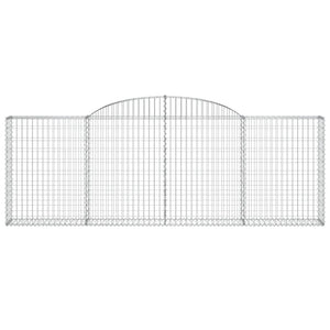 Συρματοκιβώτια Τοξωτά 12 τεμ. 300x30x100/120 εκ. Γαλβαν. Ατσάλι