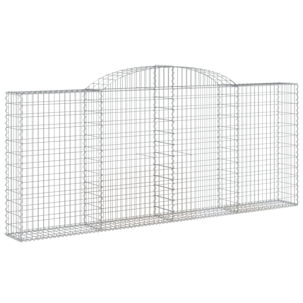 Συρματοκιβώτια Τοξωτά 13 τεμ. 300x30x120/140 εκ. Γαλβαν. Ατσάλι