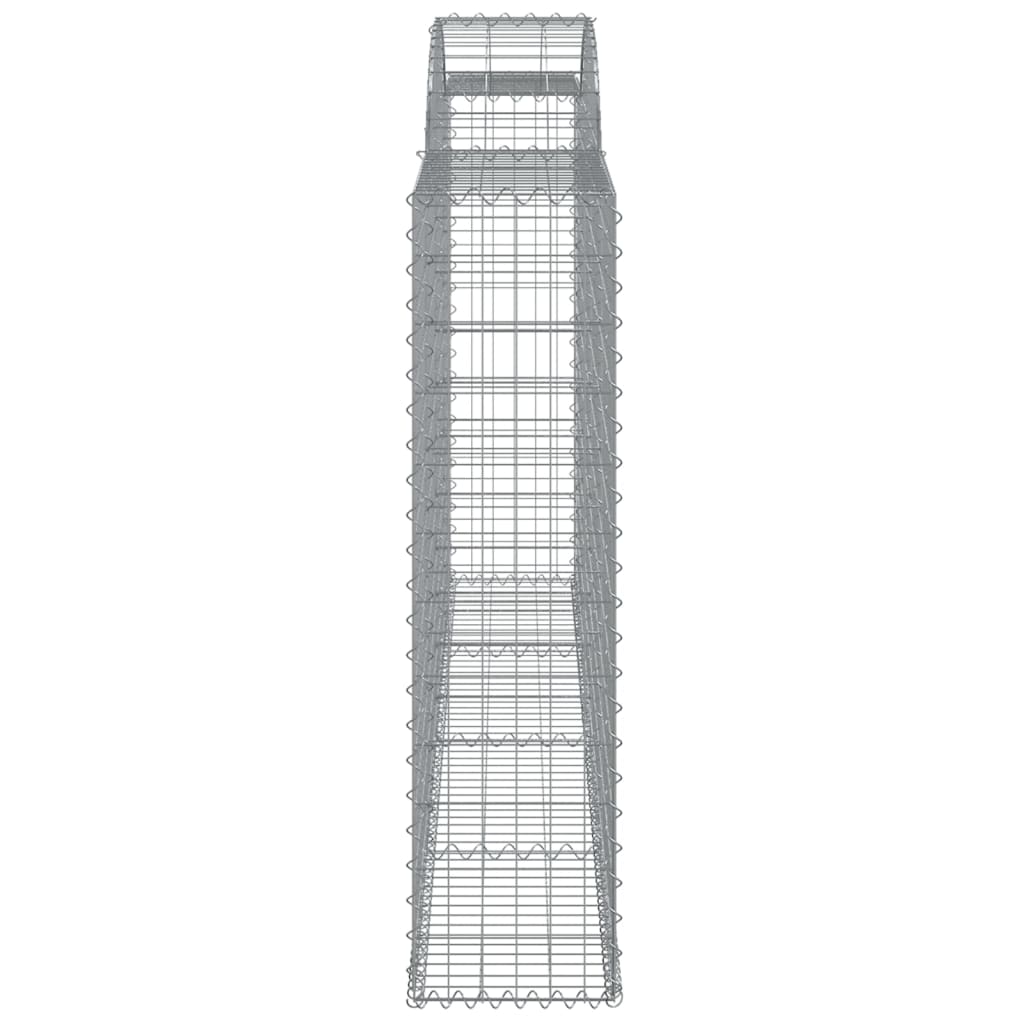 Συρματοκιβώτια Τοξωτά 13 τεμ. 300x30x120/140 εκ. Γαλβαν. Ατσάλι