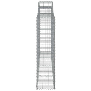 Συρματοκιβώτια Τοξωτά 20 τεμ. 300x30x120/140 εκ. Γαλβαν. Ατσάλι