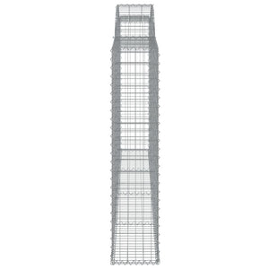 Συρματοκιβώτια Τοξωτά 13 τεμ. 300x30x140/160 εκ. Γαλβαν. Ατσάλι