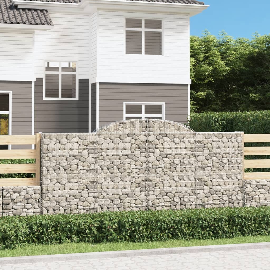 Συρματοκιβώτια Τοξωτά 13 τεμ. 300x30x140/160 εκ. Γαλβαν. Ατσάλι