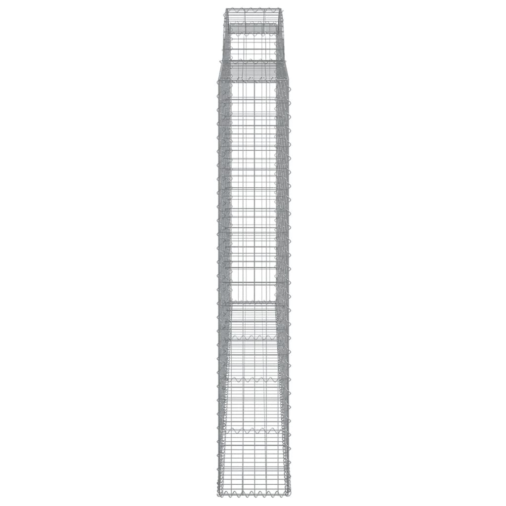 Συρματοκιβώτια Τοξωτά 13 τεμ. 300x30x180/200 εκ. Γαλβαν. Ατσάλι