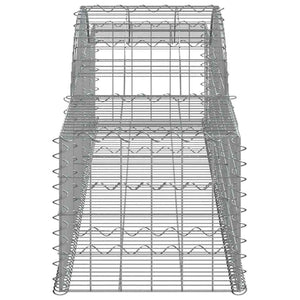 Συρματοκιβώτια Τοξωτά 2 τεμ. 300x50x40/60 εκ. Γαλβαν. Ατσάλι