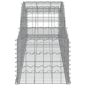 Συρματοκιβώτια Τοξωτά 7 τεμ. 300x50x40/60 εκ. Γαλβαν. Ατσάλι