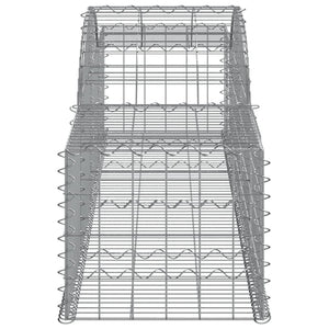 Συρματοκιβώτια Τοξωτά 10 τεμ. 300x50x40/60 εκ. Γαλβαν. Ατσάλι