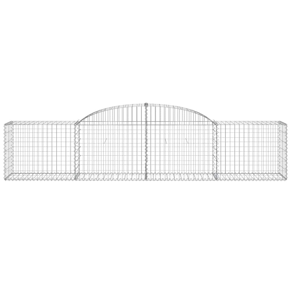 Συρματοκιβώτια Τοξωτά 11 τεμ. 300x50x60/80 εκ. Γαλβαν. Ατσάλι