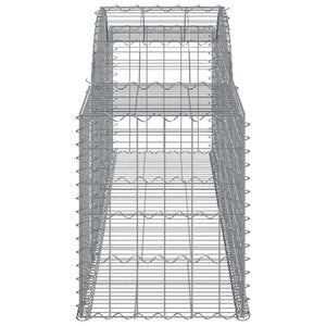 Συρματοκιβώτια Τοξωτά 15 τεμ. 300x50x60/80 εκ. Γαλβαν. Ατσάλι