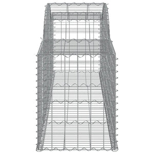 Συρματοκιβώτια Τοξωτά 17 τεμ. 300x50x60/80 εκ. Γαλβαν. Ατσάλι