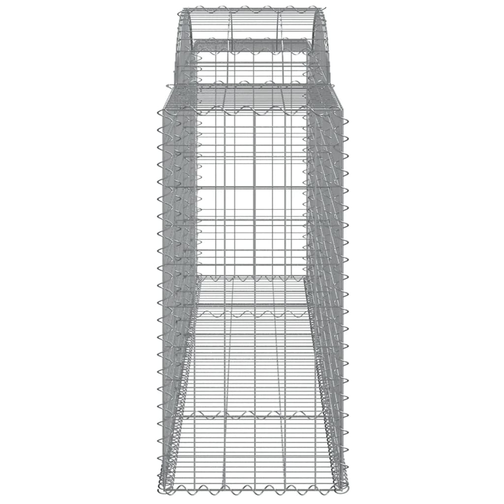 Συρματοκιβώτια Τοξωτά 9 τεμ. 300x50x100/120 εκ. Γαλβαν. Ατσάλι