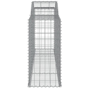 Συρματοκιβώτια Τοξωτά 9 τεμ. 300x50x100/120 εκ. Γαλβαν. Ατσάλι