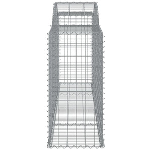 Συρματοκιβώτια Τοξωτά 10 τεμ. 300x50x100/120 εκ. Γαλβαν. Ατσάλι