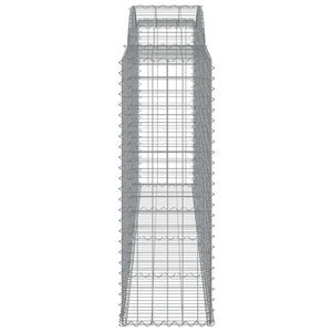 Συρματοκιβώτια Τοξωτά 5 τεμ. 300x50x140/160 εκ. Γαλβαν. Ατσάλι