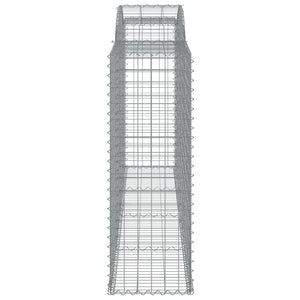 Συρματοκιβώτια Τοξωτά 17 τεμ. 300x50x140/160 εκ. Γαλβαν. Ατσάλι