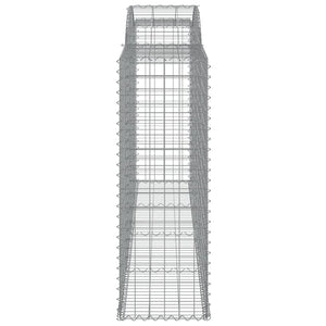 Συρματοκιβώτια Τοξωτά 20 τεμ. 300x50x140/160 εκ. Γαλβαν. Ατσάλι