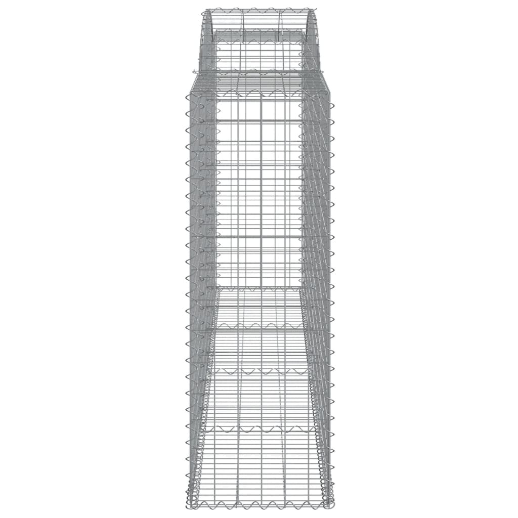 Συρματοκιβώτια Τοξωτά 25 τεμ. 300x50x140/160 εκ. Γαλβαν. Ατσάλι