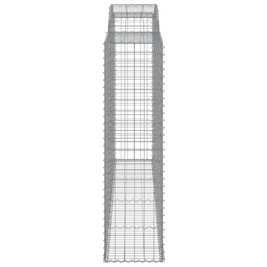 Συρματοκιβώτια Τοξωτά 15 τεμ. 300x50x180/200 εκ. Γαλβαν. Ατσάλι