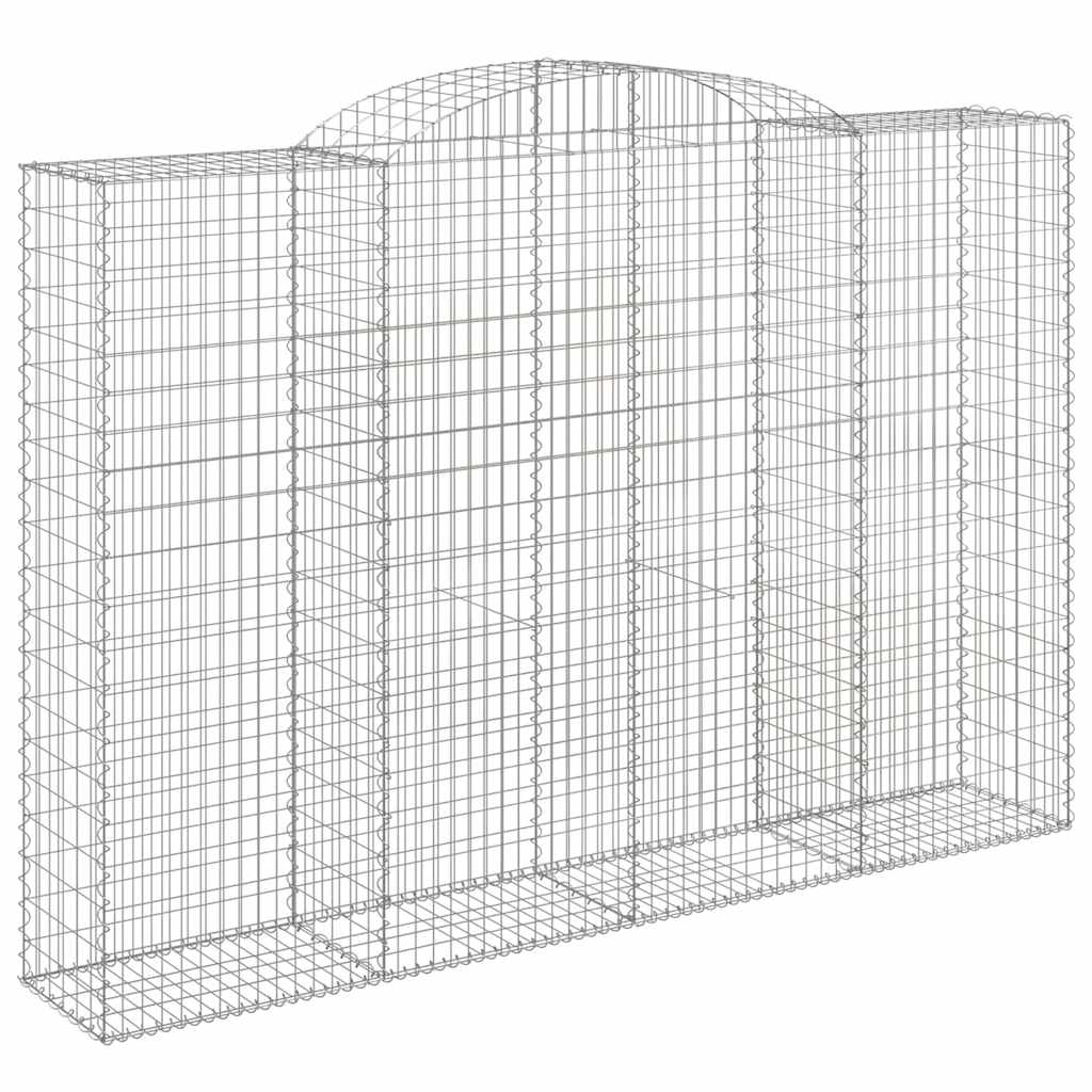 Συρματοκιβώτια Τοξωτά 12 τεμ. 300x50x200/220 εκ. Γαλβαν. Ατσάλι