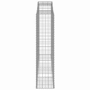 Συρματοκιβώτια Τοξωτά 12 τεμ. 300x50x200/220 εκ. Γαλβαν. Ατσάλι