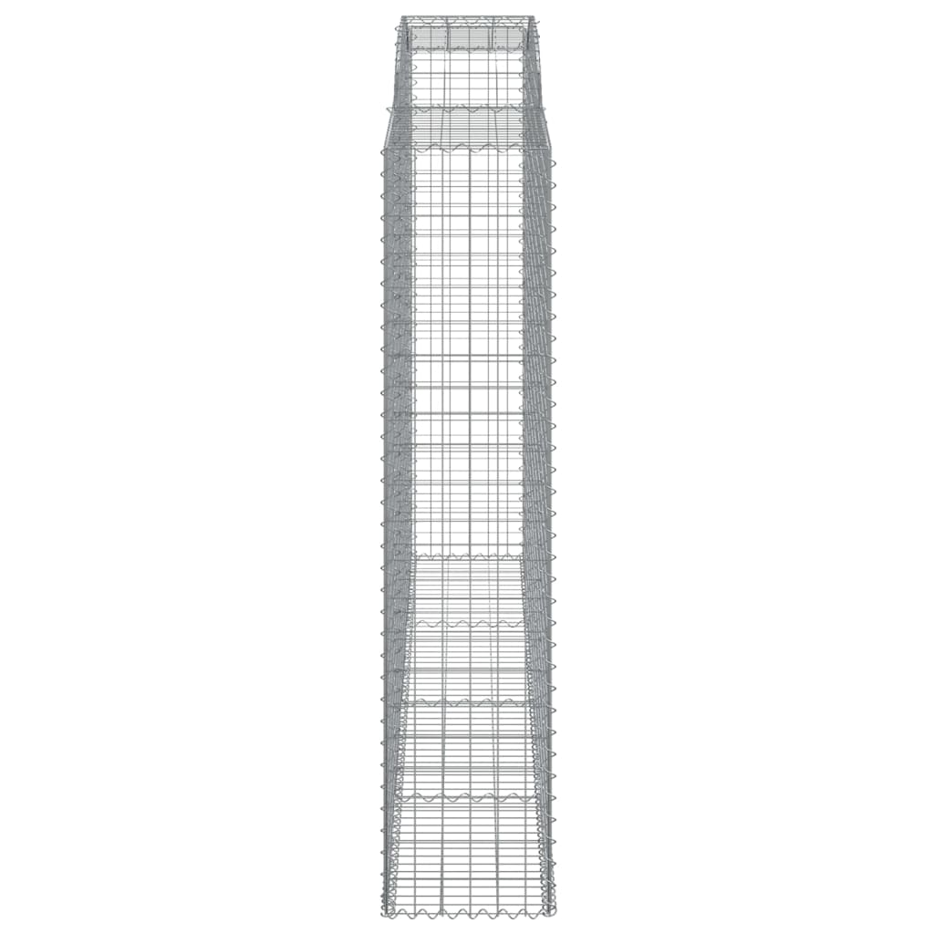 Συρματοκιβώτια Τοξωτά 12 τεμ. 300x50x220/240 εκ. Γαλβαν. Ατσάλι