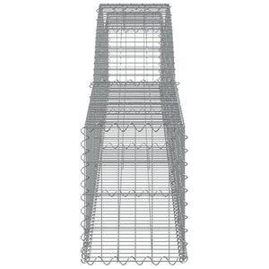 Συρματοκιβώτια Τοξωτά 3 τεμ. 400x30x40/60 εκ. Γαλβαν. Ατσάλι