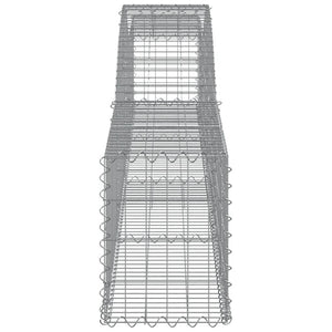 Συρματοκιβώτια Τοξωτά 7 τεμ. 400x30x40/60 εκ. Γαλβαν. Ατσάλι
