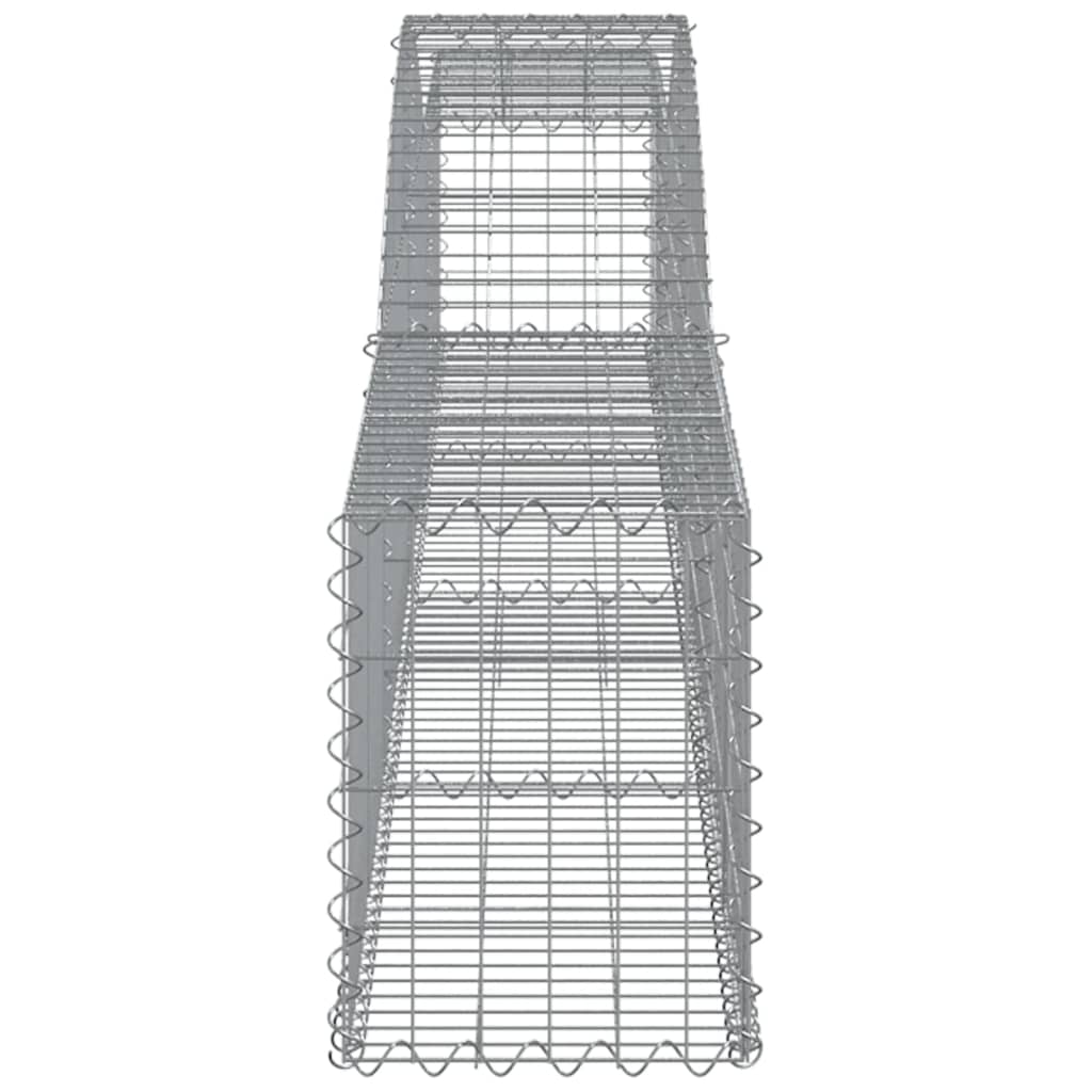 Συρματοκιβώτια Τοξωτά 20 τεμ. 400x30x40/60 εκ. Γαλβαν. Ατσάλι